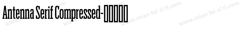 Antenna Serif Compressed字体转换